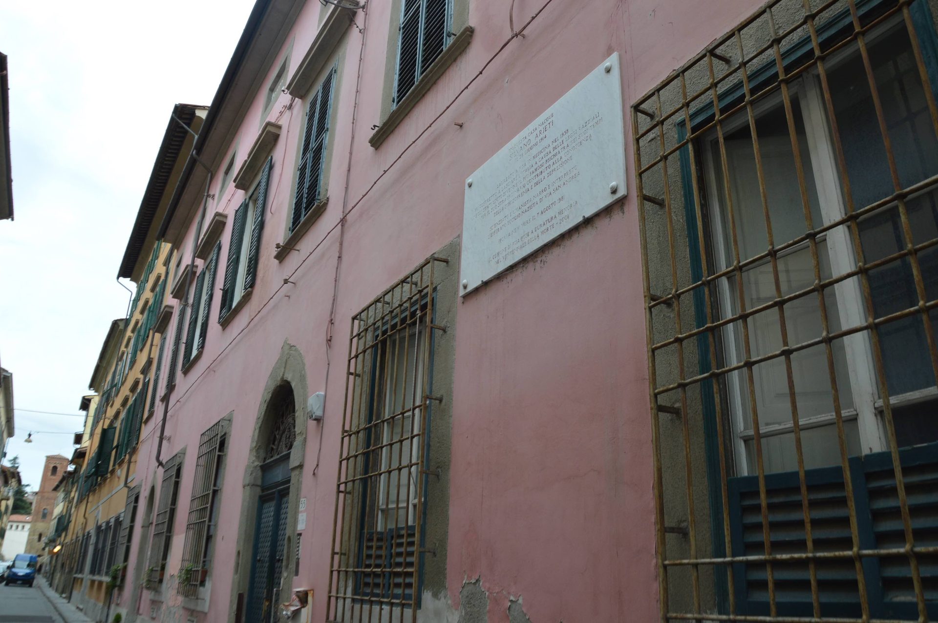 Silvano Arieti's birthplace and memorial tablet 2.jpg